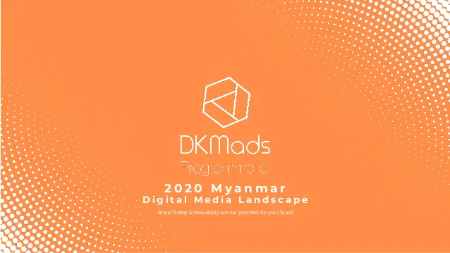 2020 Digital Media Landscape in Myanmar Slide 1